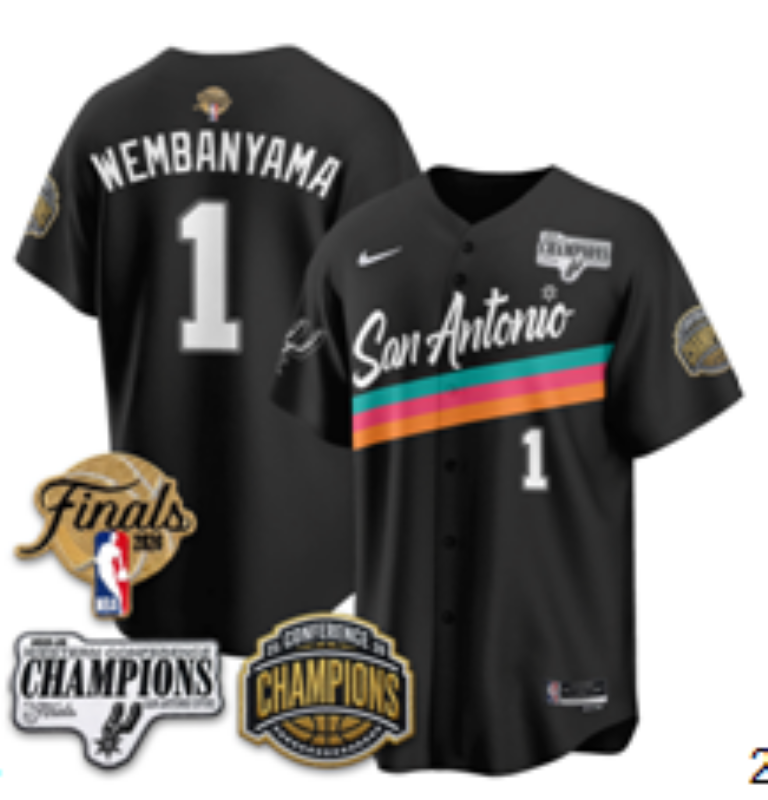 Men Phoenix Suns #1 Wembanyama black Nike 2026 NBA Jersey 071600